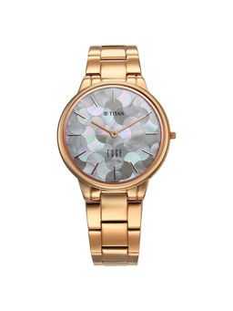 Titan - Women Silver Round Dial Analog Watch - 2734WM02