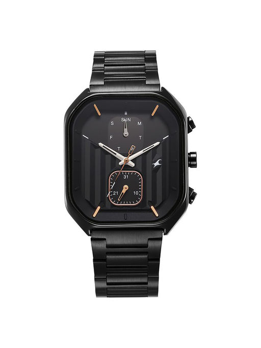 Fastrack Black Fastrack Watch Online Shop Buy Fastrack Dual Time