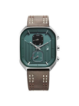 Buy Fastrack Men Charcoal Square Dial Analog Watch - 3270SL04 online
