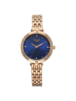Titan - Women Blue Round Dial Analog Watch - 95266WM01