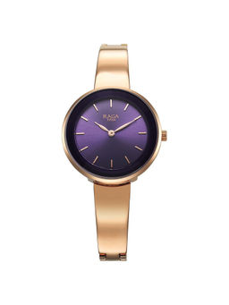 Titan - Women Purple Round Dial Analog Watch - 95276WM01