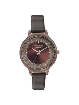 Sonata - Women Brown Round Dial Analog Watch - SP80011KL01
