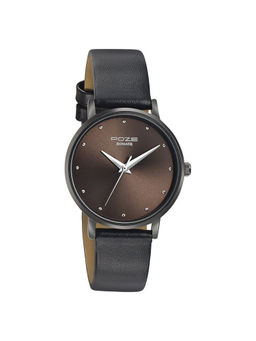 Sonata - Women Brown Round Dial Analog Watch - SP80017QL02