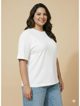 THE PINK MOON - White Oversized T-shirt