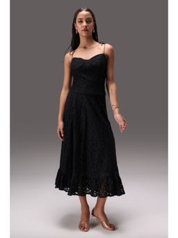 Obleka - Black Midnight Lace Co-Ord (Set of 2)