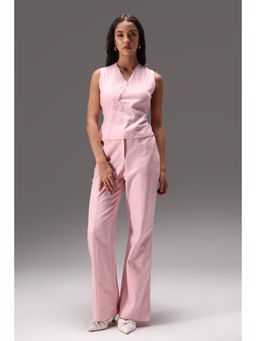 Obleka - Pink The Power Waistcoat Cotton Duck Co-Ord (Set of 2)