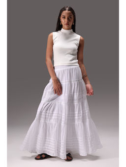 Obleka - White Vanilla Rib Co-Ord (Set of 2)