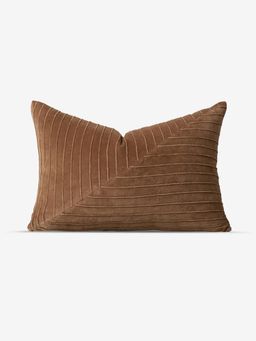 Amaara Home - Velvet Geometric Elegance Cushion Cover (16x24 inches)