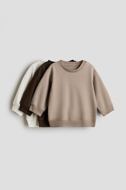 H&M - Boys & Girls 3-Pack Cotton Sweatshirts