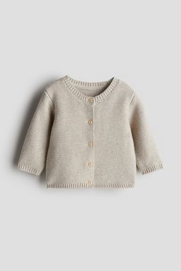 H&M - Boys & Girls Beige Knitted Cardigan