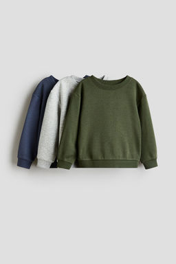 H&M - Boys 3-Pack Brushed-Inside Sweatshirts