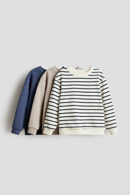 H&M - Boys 3-Pack Brushed-Inside Sweatshirts