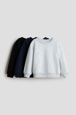 H&M - Boys 3-Pack Brushed-Inside Sweatshirts