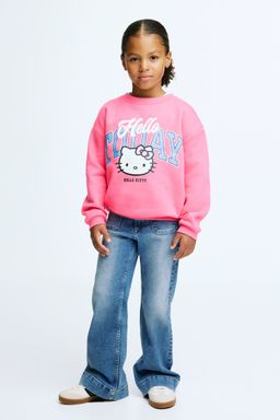 H&M - Girls Multi-Color Printed Sweatshirt