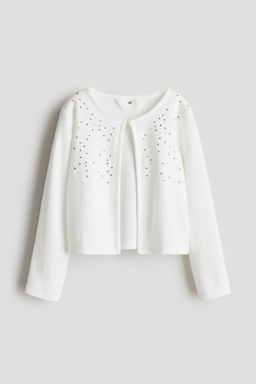 H&M - Girls White Jersey Cardigan