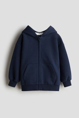 H&M - Boys Blue Oversized Zip-Through Hoodie
