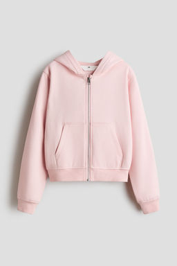 H&M - Girls Pink Zip-Through Hoodie