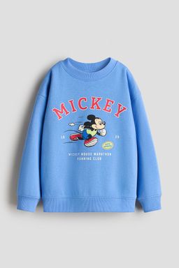 H&M - Boys Blue Printed Sweatshirt