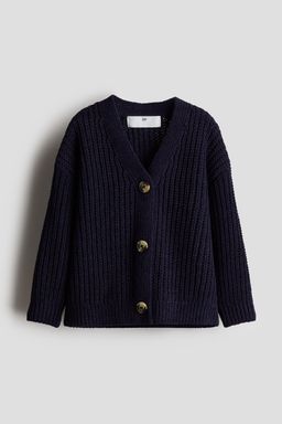 H&M - Girls Blue Oversized Cardigan