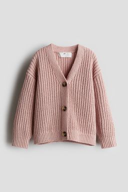 H&M - Girls Pink Oversized Cardigan