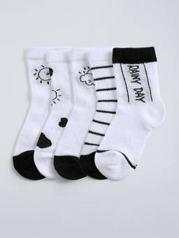 Hopscotch - Graphic Print Socks (Pack Of 5)
