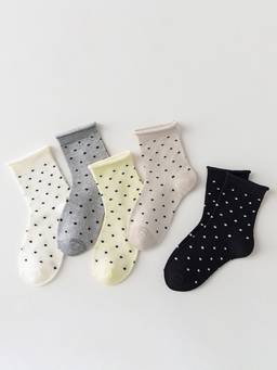 Hopscotch - Polka Dot Socks (Pack Of 5)