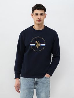 U.S. POLO ASSN. - Men's Graphic Brand Printed Regular Fit Sweatshirt