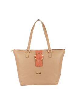 Enoki - Women Tote Bag Beige (L)
