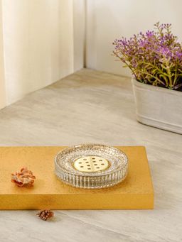 Pure Home + Living - Antique Golden Shimmer Soap Dish