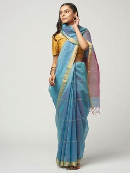 Fabindia - Cotton Silk Chanderi Sari