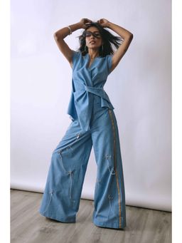 BABITA M - Women'S Denim Blue Top