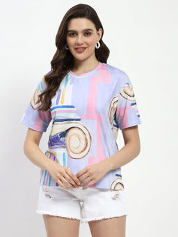 Madame - Multicolor Printed T-Shirt