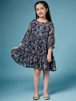 PSPeaches - Navy Lurex Dress
