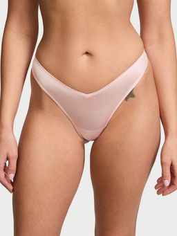 Victoria's Secret - Very Sexy Smooth Strappy-Back High-Leg Thong Panty Pink