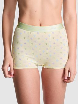 Victoria's Secret - PINK Logo Cotton High-Waist Boyshort Panty Yellow