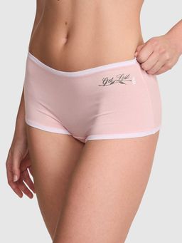 Victoria's Secret - PINK Cotton Boyshort Panty Pink