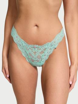 Victoria's Secret - Dream Angels Lace Brazilian Panty Green