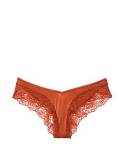 Victoria's Secret - Very Sexy Rose Lace-Trim High-Leg Cheeky Panty Rust