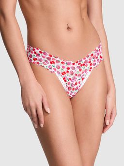 Victoria's Secret - PINK Wink Lace Thong Panty Multi-Color