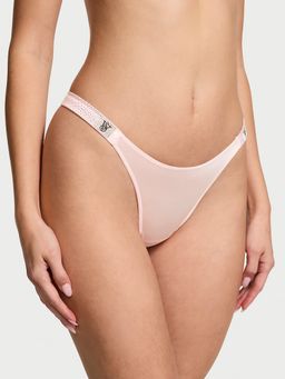 Victoria's Secret - Very Sexy Scattered Shine Strap Thong Panty Pink