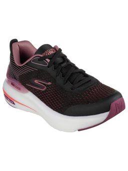 SKECHERS - MAX CUSHIONING HYPER BURST Black Running Shoes