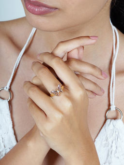 Joker and Witch - Joker & Witch Mabel Butterfly Purple Stone Ring