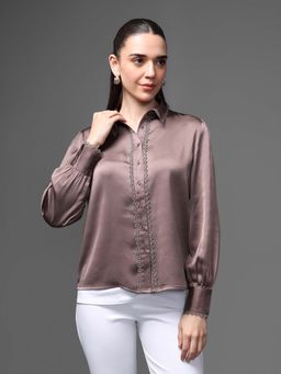 Kazo - Brown Saldana Shirt