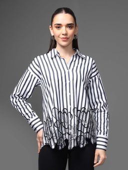 Kazo - Black and White Stardust Shirt