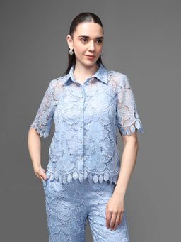 Kazo - Blue Baldwin Shirt