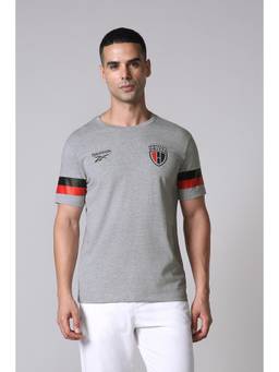 Reebok - Men Grey T Shirt