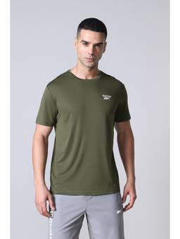 Reebok - Men Olive T Shirt