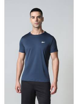 Reebok - Men Navy Blue T Shirt