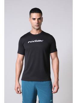 Reebok - Men Black T Shirt