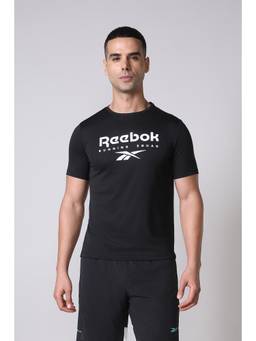 Reebok - Men Black T Shirt